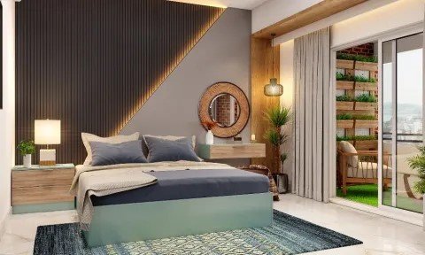 Platform Hydraulic Storage Bed with Ambient Cove