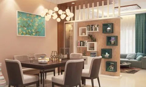 Luxury 6-Seater Walnut Dining Table