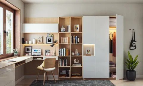 Ergonomic Dual-Monitor Home Workstation